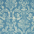 2' X 4' Blue Damask Power Loom Area Rug